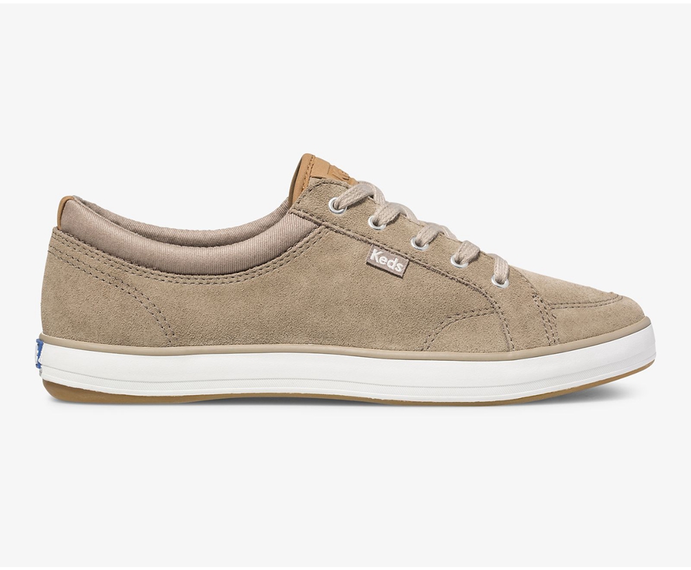 Tenis Keds Mujer Marrom - Center Suede - 7508-HSGJF